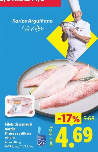 Filetes De Gallineta Nórdica