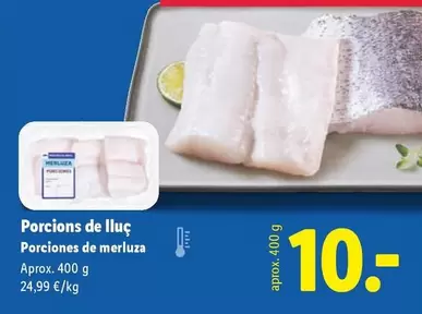 Porciones De Merluza