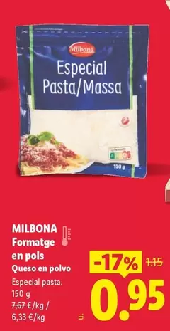 Milbona - Formatge En Pols 