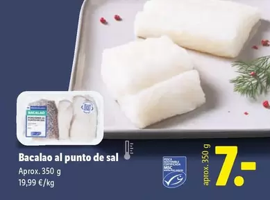 Bacalao Al Punto De Sal