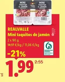Realvalle - Mini Taquitos De Jamon