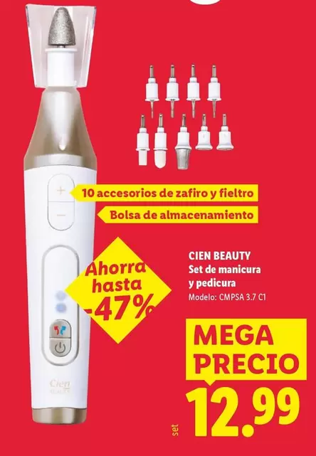 Cien Beauty - Set De Mancura Y Pedicure