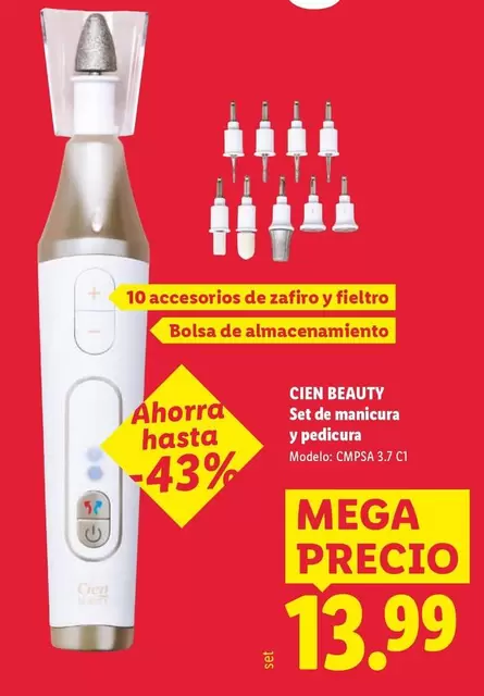 Cien Beauty - Set De Manciera Y Pediura