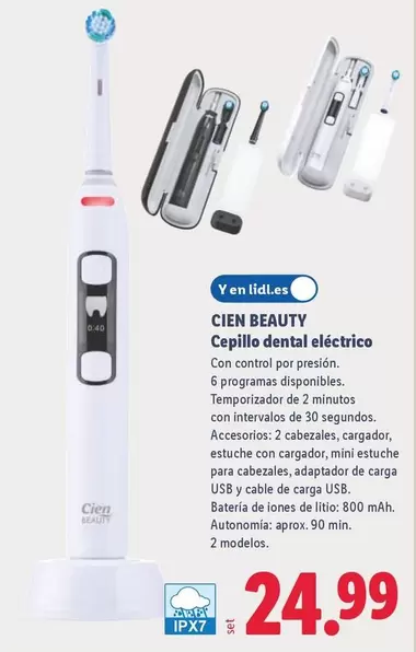 Cien Beauty - Cepillo Dental Electrico