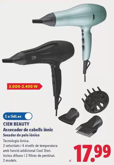 Cien Beauty - Secador De Pelo Iónico