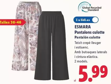 Esmara - Pantalon Culotte