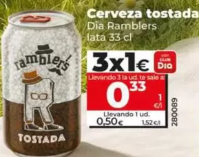 Dia Ramblers - Cerveza Tostada 