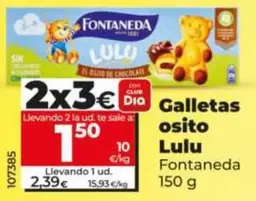 Fontaneda - Galletas Osito Lulu