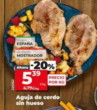 Aguja De Cerdo Sin Hueso