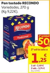 Recondo - Pan Tostado