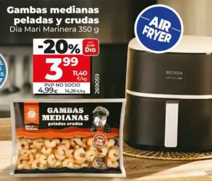 Dia Mari Marinera - Gambas Medianas Peladas Y Crudas 