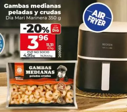 Dia Mari Marinera - Gambas Medianas Peladas Y Crudas