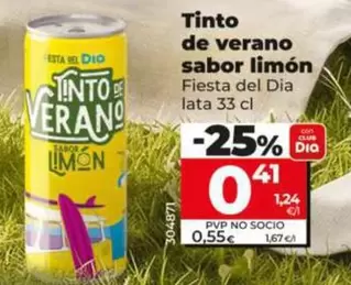 Fiesta Del Dia - Tinto De Verano Sabor Limon