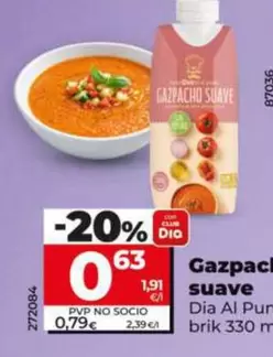Dia Al Punto - Gazpacho Suave 