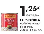 La Española - Aceitunas Rellenas De Anchoa
