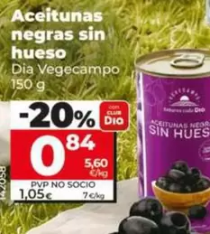 Dia Vegecampo - Aceitunas Negras Sin Hueso