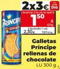 Lu - Galletas Principe Rellenas De Chocolate