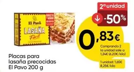 El Pavo - Placas Para Lasaña Precocidas