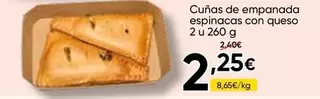 Cunas De Empanada Espinacas Con Queso