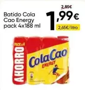 Energy - Batido Cola Cao
