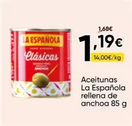 La Española - Aceitunas Rellena De Anchoa
