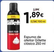 Gillette - Espuma de afeitar