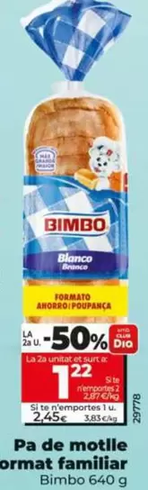 Bimbo - Pan De Molde Formato Familiar