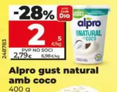Alpro - Sabor Natural Con Coco 