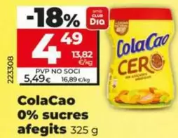 Cola Cao - 0% Azucares Anadidos 