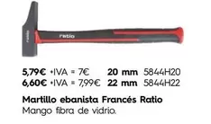 Ratio - Martillo Ebanista Frances
