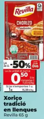 Revilla - Chorizo Tradicion En Lonchas