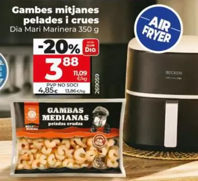 Dia Mari Marinera - Gambas Medianas Peladas Y Crudas