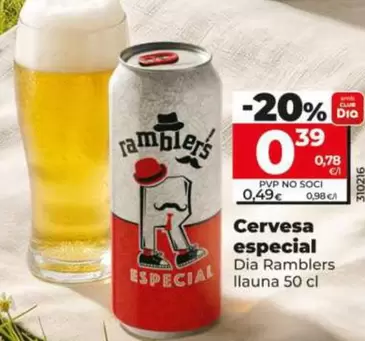 Dia Ramblers - Cerveza Especial