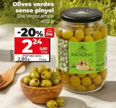 Aceitunas Verdes Sin Hueso
