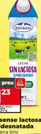 Leche Sin Lactosa Semidesnatada 
