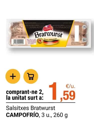 Campofrío - Salsitxes Bratwurst