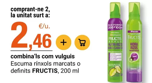 Fructis - Escuma Rinxols Marcats O Definits
