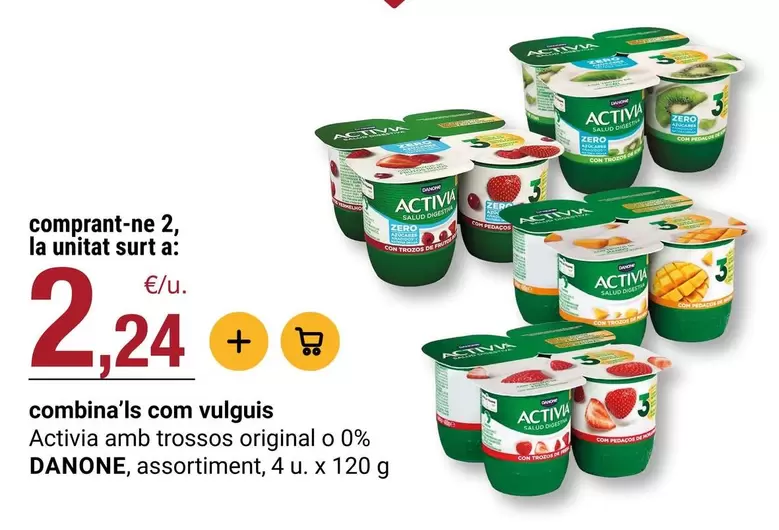 Danone - Activia Amb Trossos Original O 0%