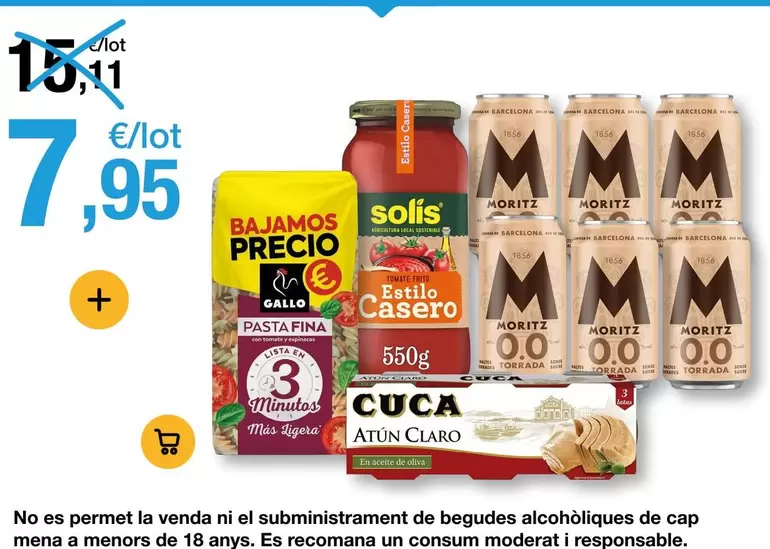 Gallo - No Es Permet La Vend Ni El Subaintrírnament De Begudes Alcoholiques De Cap
