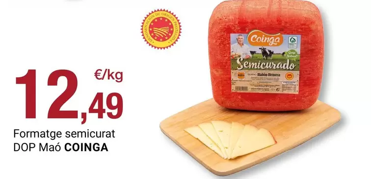 Coinga - Formatge Semicurat DOP