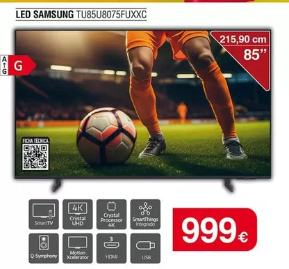 Samsung - Led Tu85u8075fuxxc