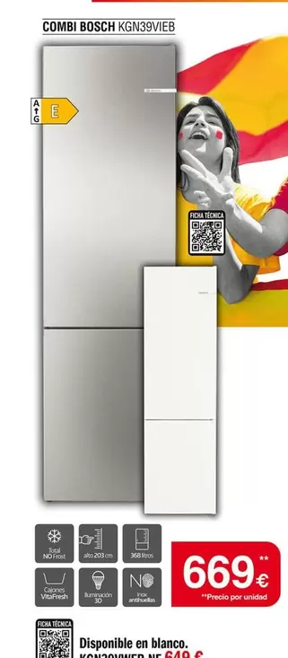 Bosch - Combi Kgn36v7ee