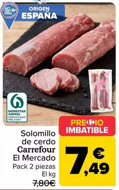 Carrefour El Mercado - Solomillo De Cerdo