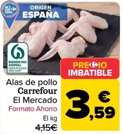 Carrefour El Mercado - Alas De Pollo