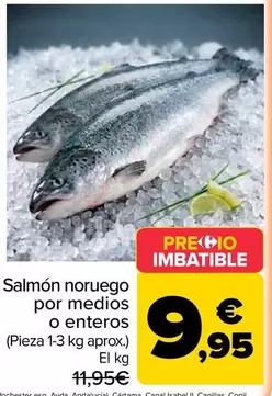 Isabel - Salmon Noruego Por Medios O Enteros