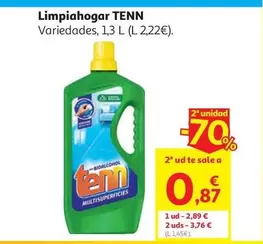 Limpiahogar Bioalcohol Tenn 1,3 L