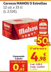 Mahou - Cerveza 5 Estrellas