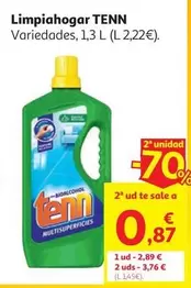 Limpiahogar Bioalcohol Tenn 1,3 L