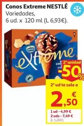 CONO EXTREME DOBLE CHOCOLATE 6X120ML 432G