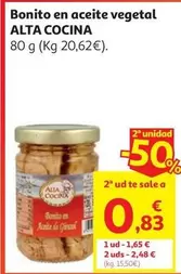 Alta Cocina - Bonito En Aceite Vegetal